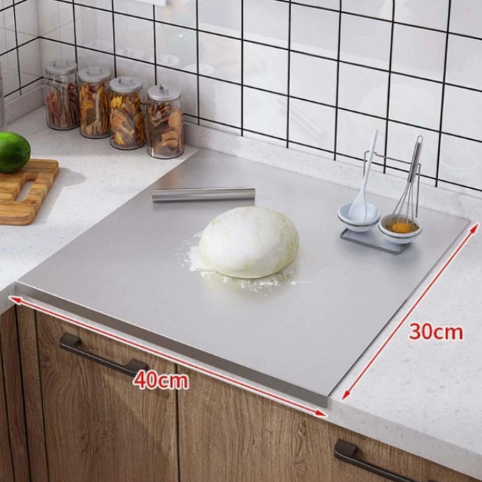 Kitchen Tools In Baking - Papan Pemotong Daging Stainless Steel Anti