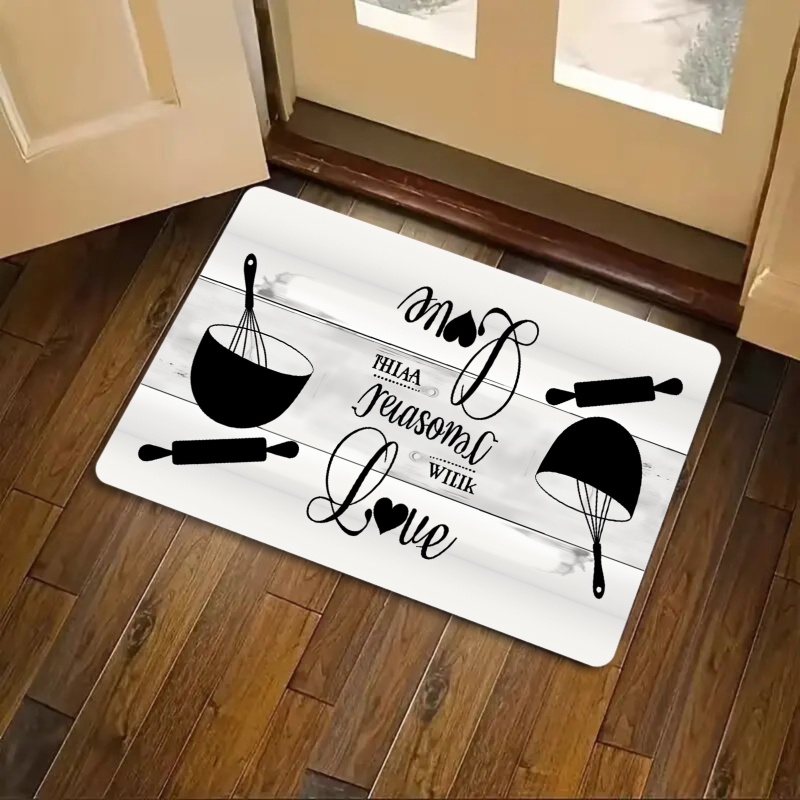 Kitchen Living Baking Mats - Perlengkapan Memasak Dapur Keset Motif Cinta