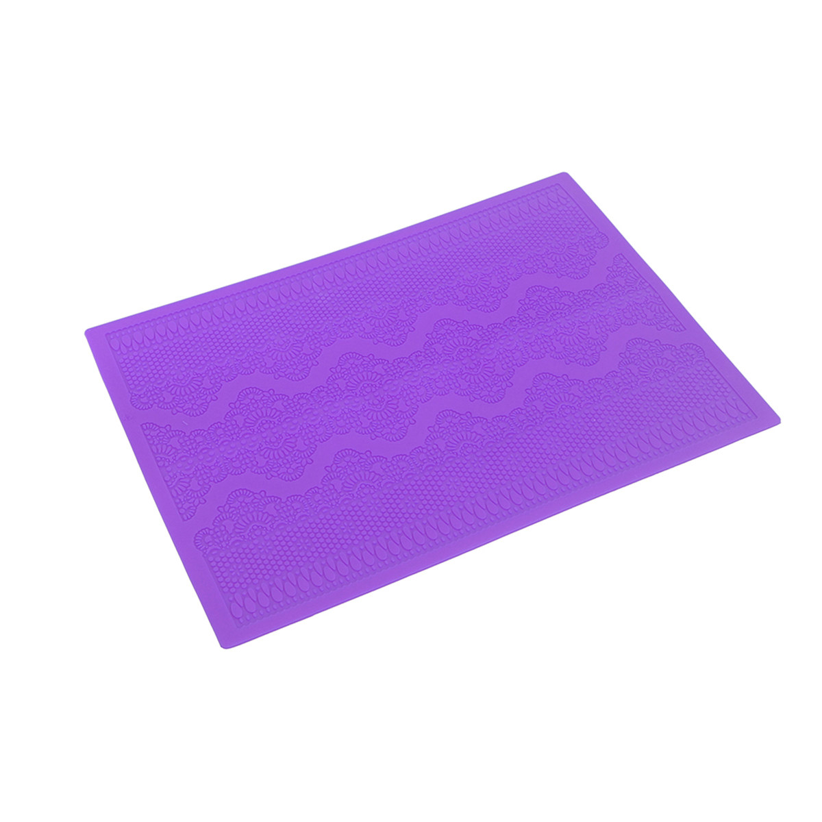 Kitchen Tools In Baking - 1pcs Alas Kue Silikon Motif Renda