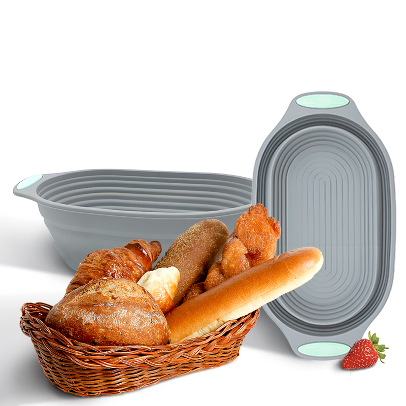 Kitchen Tools In Baking - 1 Buah Keranjang Pengembang Roti Silikon