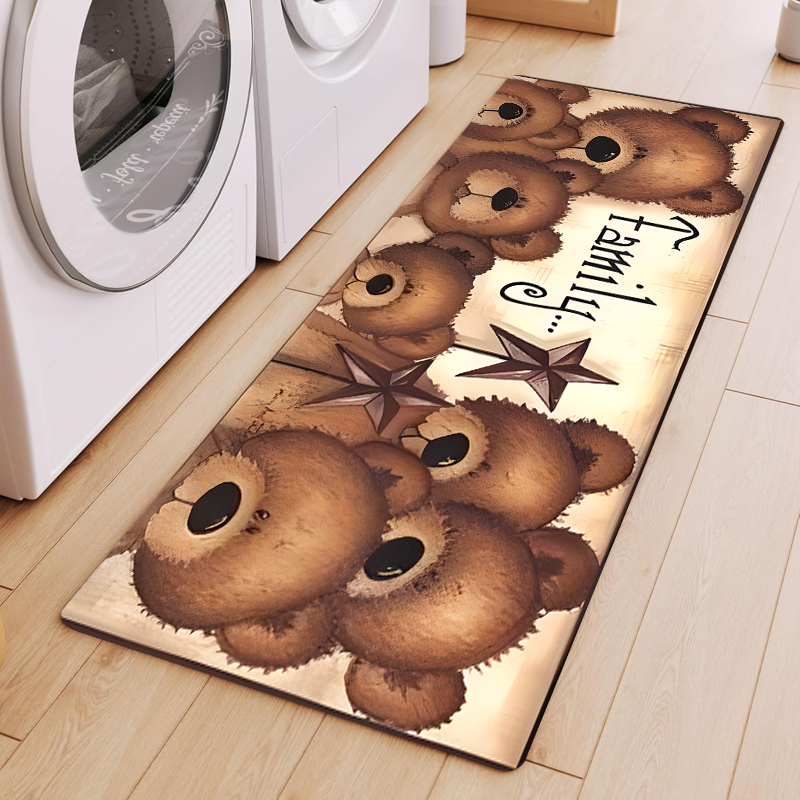 Kitchen Living Baking Mats - Alas Dapur Anti Selip Motif Kotak-Kotak