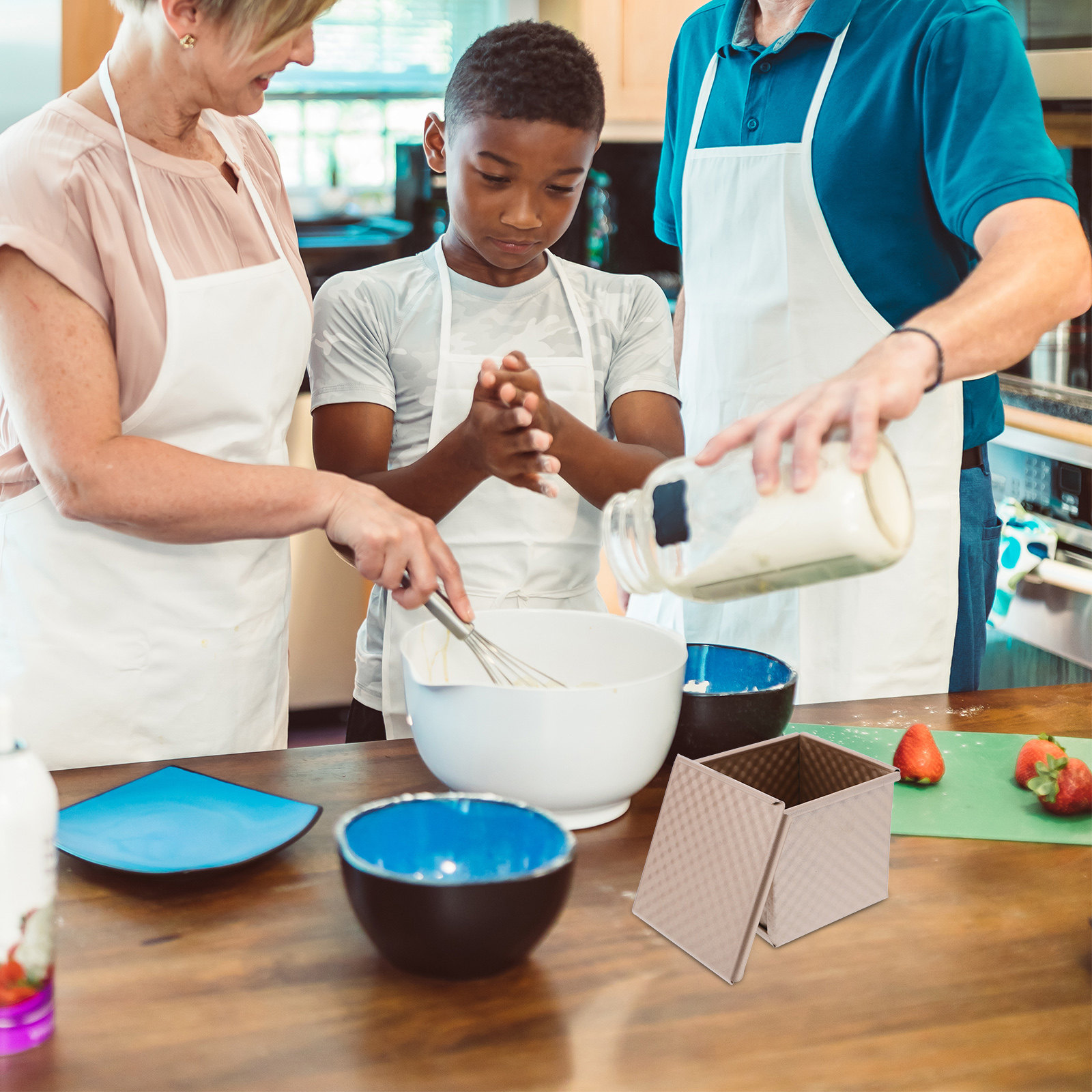 Cetakan Roti Mini Pullman Anti - Mini Kitchen Baking ulasan dan harga