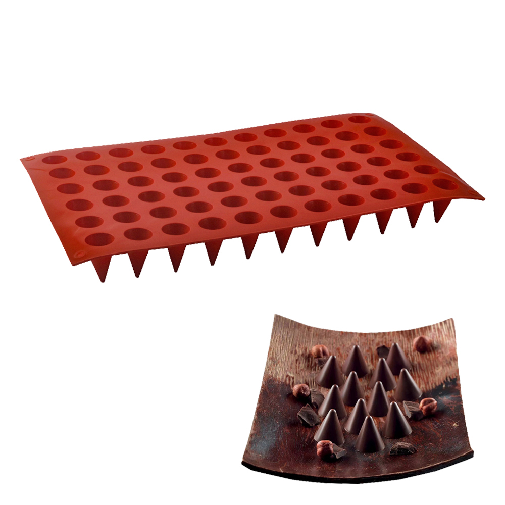 66-sel kerucut coklat cetakan  - Kitchen Baking Molds ulasan dan harga
