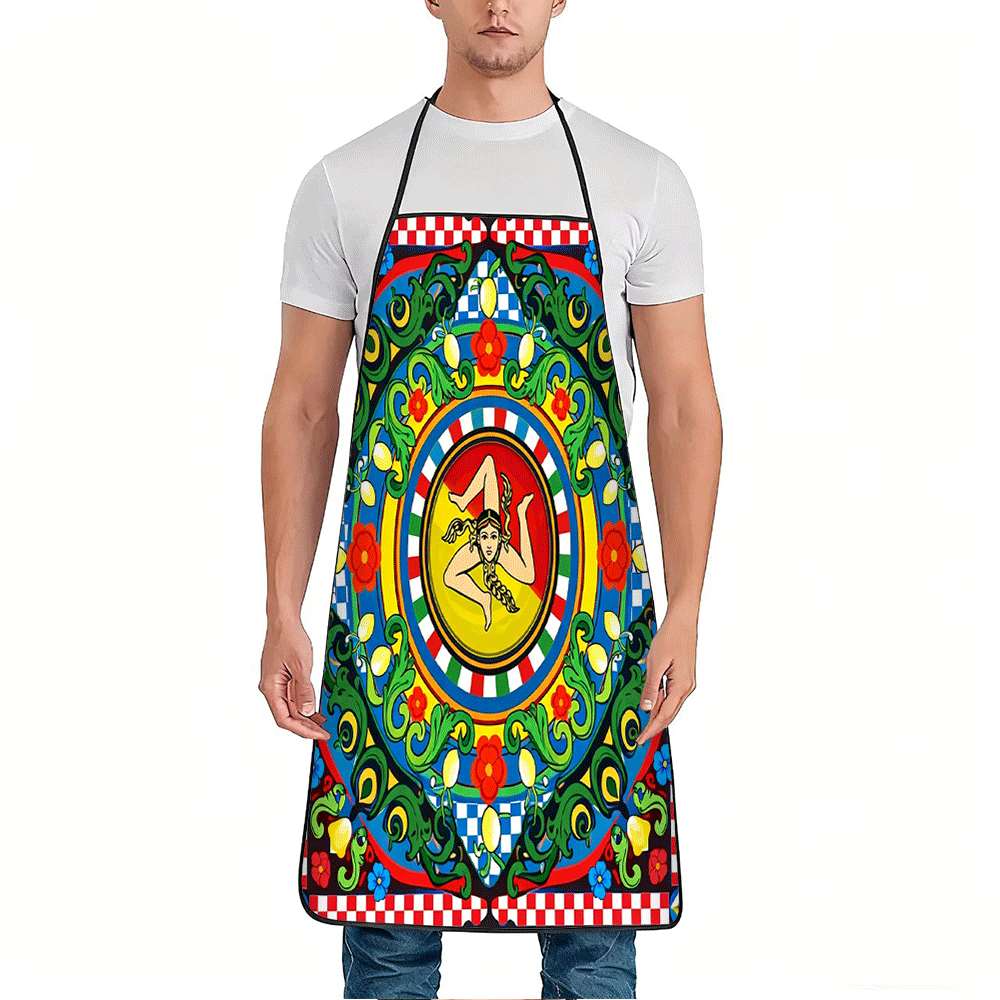 1 Buah Celemek Bertema Sisilia - Baking Kitchen Design Ideas ulasan dan harga