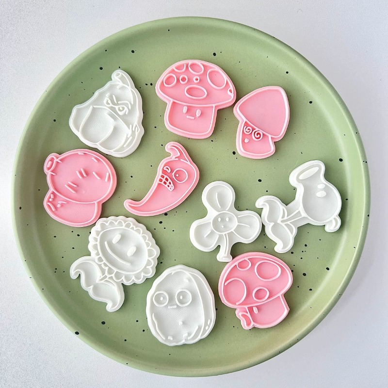 Cetakan Biskuit Kartun Plants  - Kitchen Baking Molds ulasan dan harga