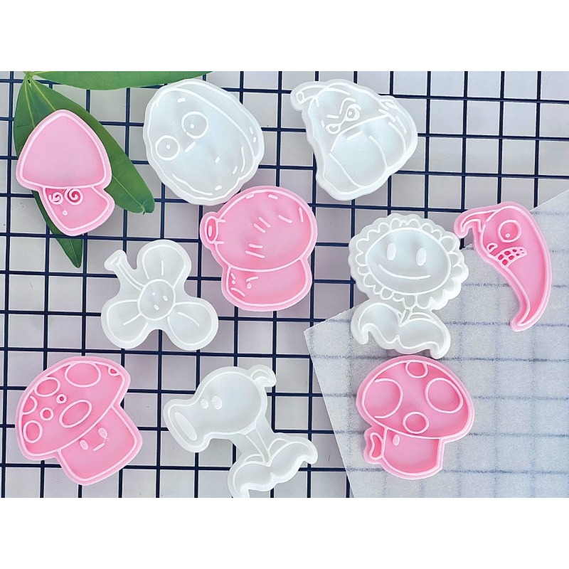 Cetakan Biskuit Kartun Plants  - Kitchen Baking Molds ulasan dan harga