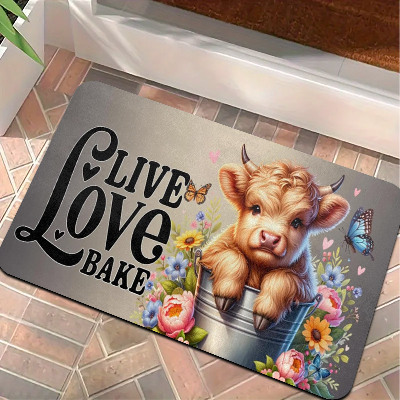 1 buah Karpet Live Love Bake – - Kitchen Living Baking Mats ulasan dan harga