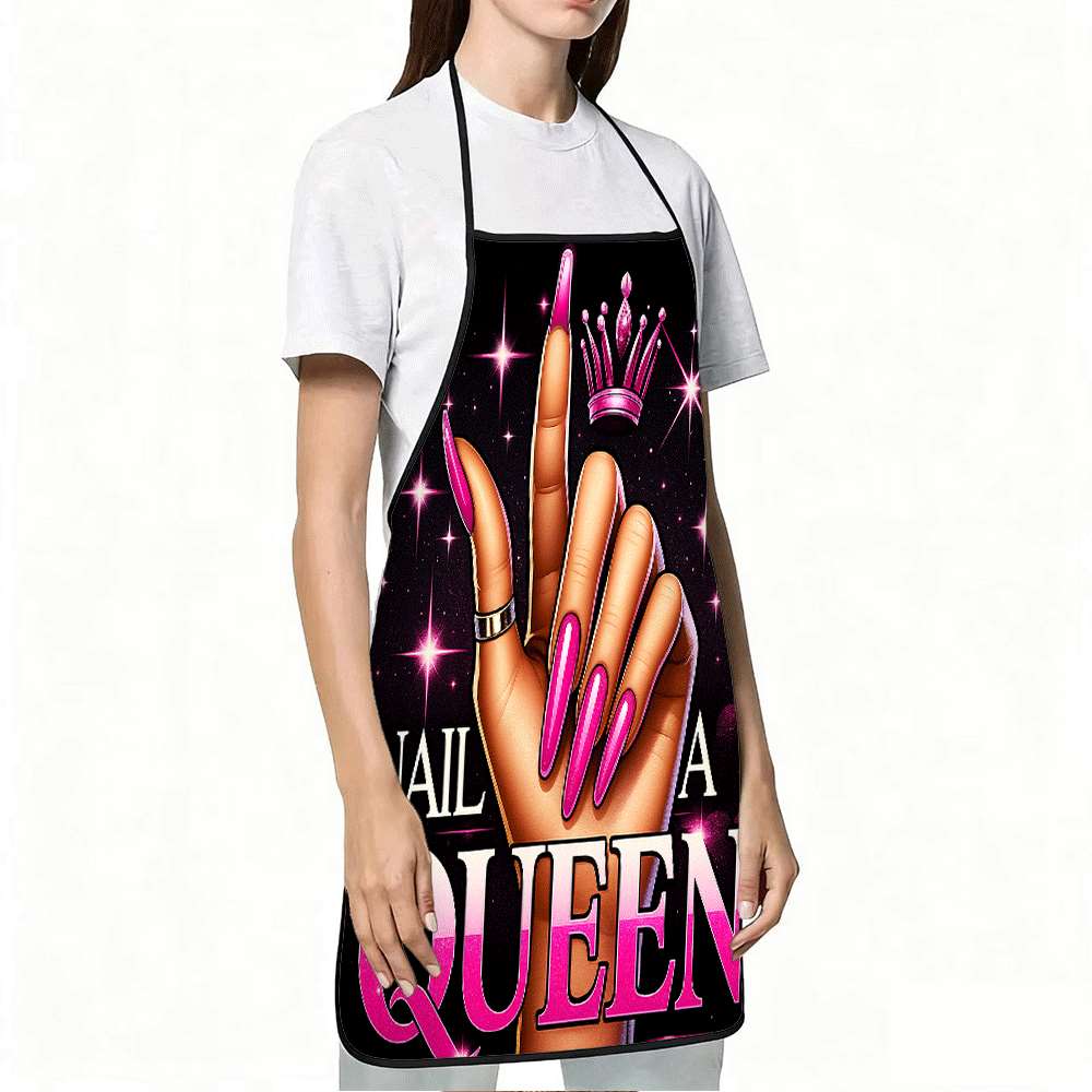 1 Apron Bertema Seni Kuku yang - Baking Kitchen Design Ideas ulasan dan harga