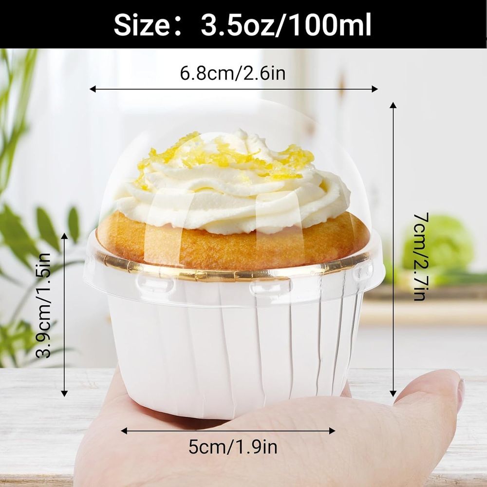 50 Buah Cangkir Muffin Kertas  - Kitchen Tools In Baking ulasan dan harga