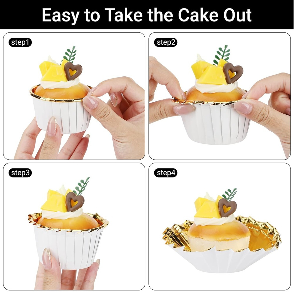 50 Buah Cangkir Muffin Kertas  - Kitchen Tools In Baking ulasan dan harga