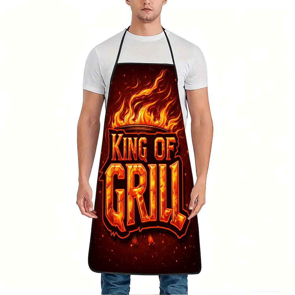 1 Buah Celemek Bbq King, Celem - Baking Kitchen Design Ideas ulasan dan harga