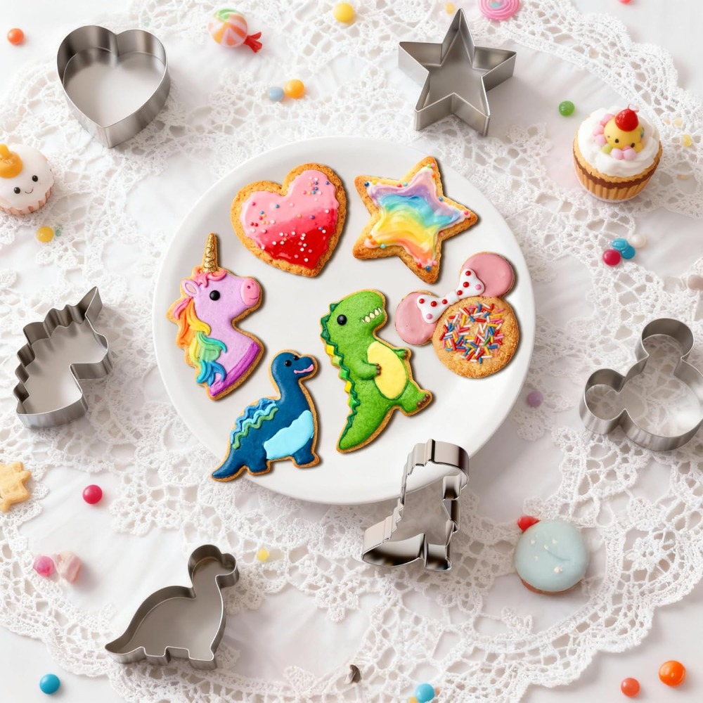 Set Pemotong Kue Stainless Ste - Cookie Cutter Set ulasan dan harga