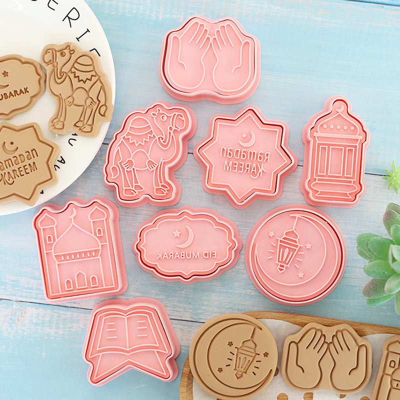 8 Pcs Set Pemotong Kue Eid Mub - Cookie Cutter Set ulasan dan harga
