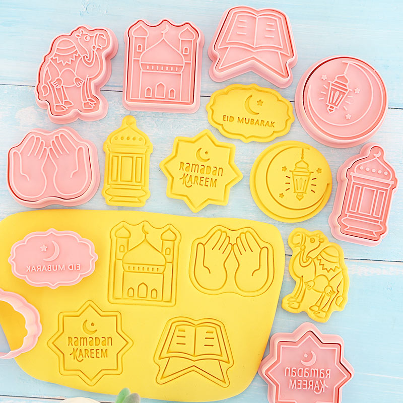 8 Pcs Set Pemotong Kue Eid Mub - Cookie Cutter Set ulasan dan harga