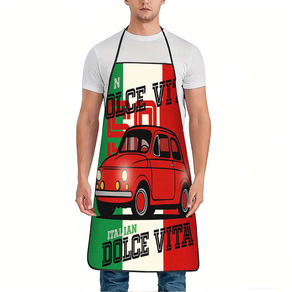 1 Buah Celemek Bertema Italia  - Baking Kitchen Design Ideas ulasan dan harga