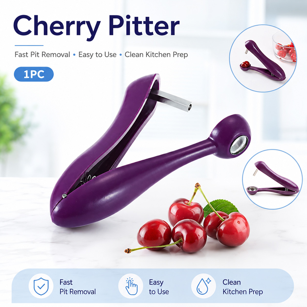 Alat Pengupas Biji Ceri Gengga - Kitchen Tools In Baking ulasan dan harga