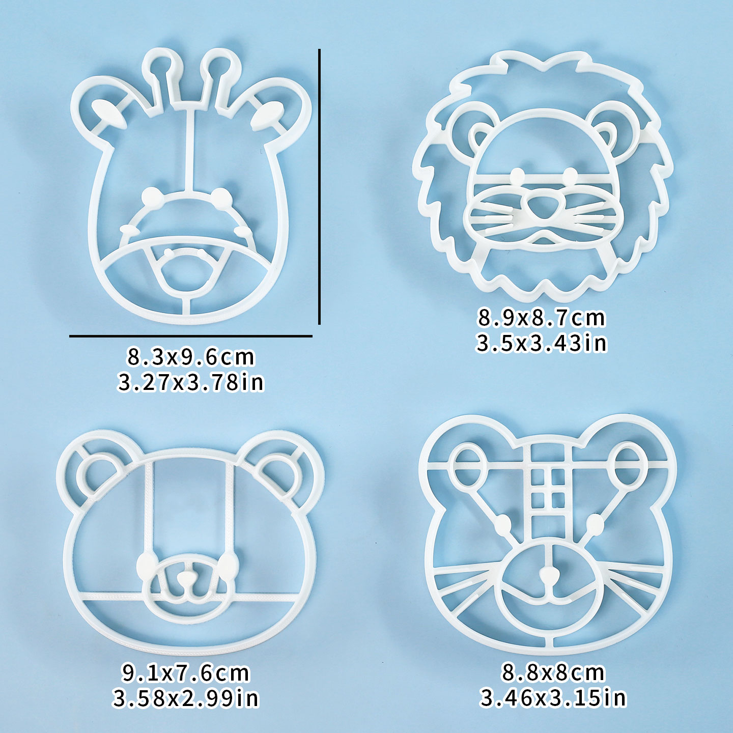 4 Buah Set Pemotong Kue Bentuk - Cookie Cutter Set ulasan dan harga