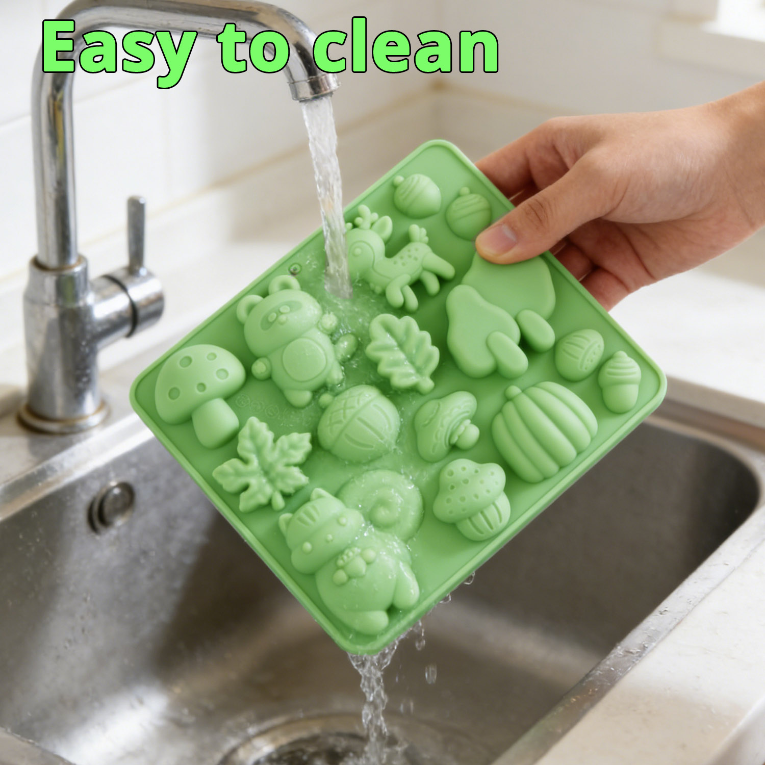 1 Cetakan Kue Silikon Berbentu - Kitchen Baking Molds ulasan dan harga