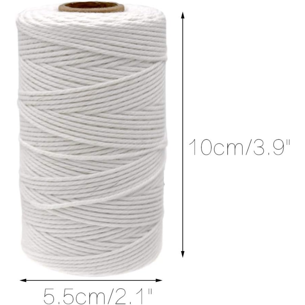 Tali Katun Aman untuk Makanan, - Kitchen Baking Twine ulasan dan harga
