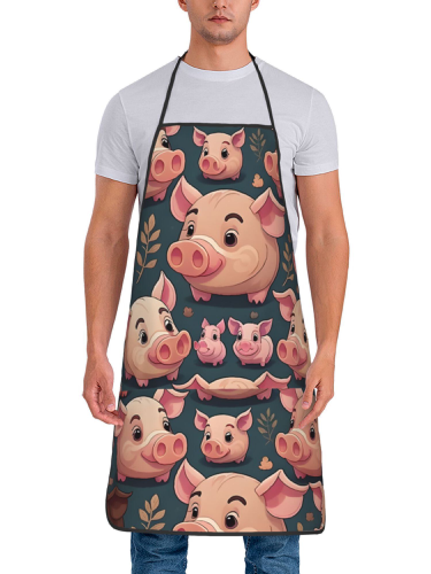 1 Buah Celemek Desain Babi Mer - Baking Kitchen Design Ideas ulasan dan harga