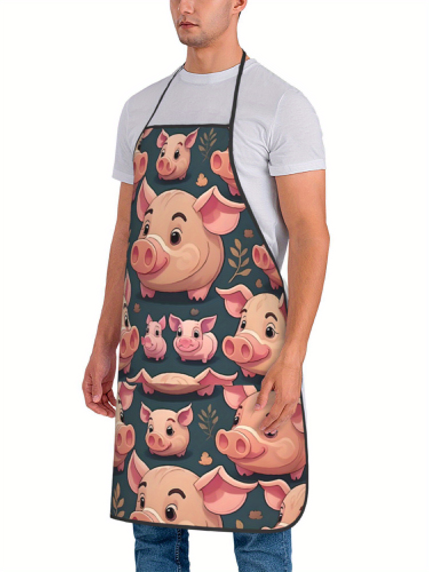 1 Buah Celemek Desain Babi Mer - Baking Kitchen Design Ideas ulasan dan harga