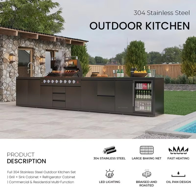 Stasiun BBQ Dapur Luar Ruangan - Kitchen Baking Station ulasan dan harga