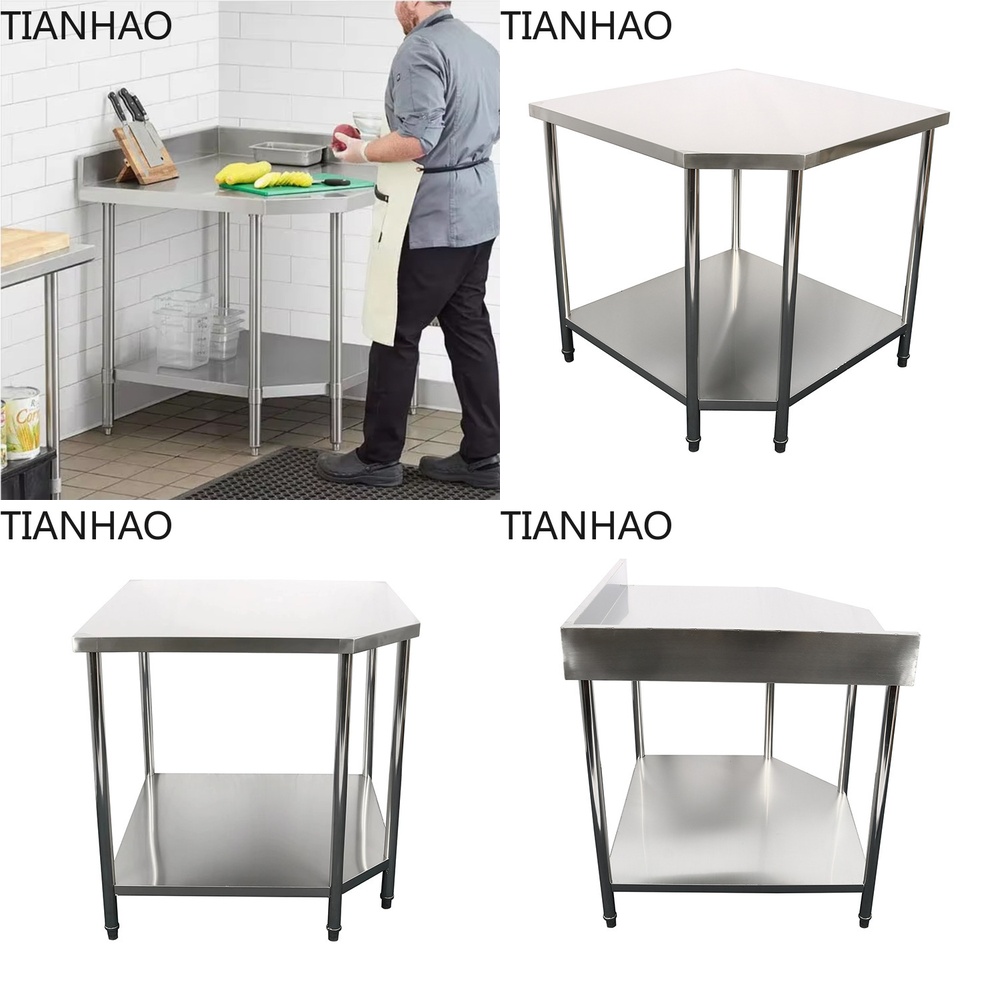 Meja Kerja Komersial Stainless - Kitchen Baking Station ulasan dan harga